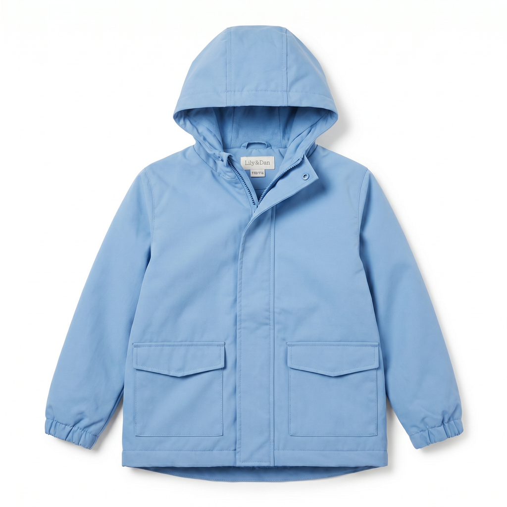 Parka Infantil Azul Claro Lily & Dan