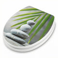 Tapa de WC con Decoración Zen (Piedras y Bambú) - Home Creation