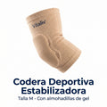 Codera Deportiva Estabilizadora con Gel Talla M - Vitalis