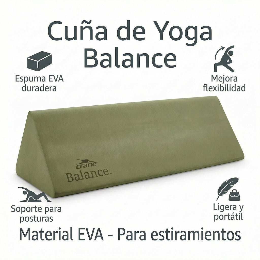 Cuña de Yoga Balance de Espuma EVA - Crane