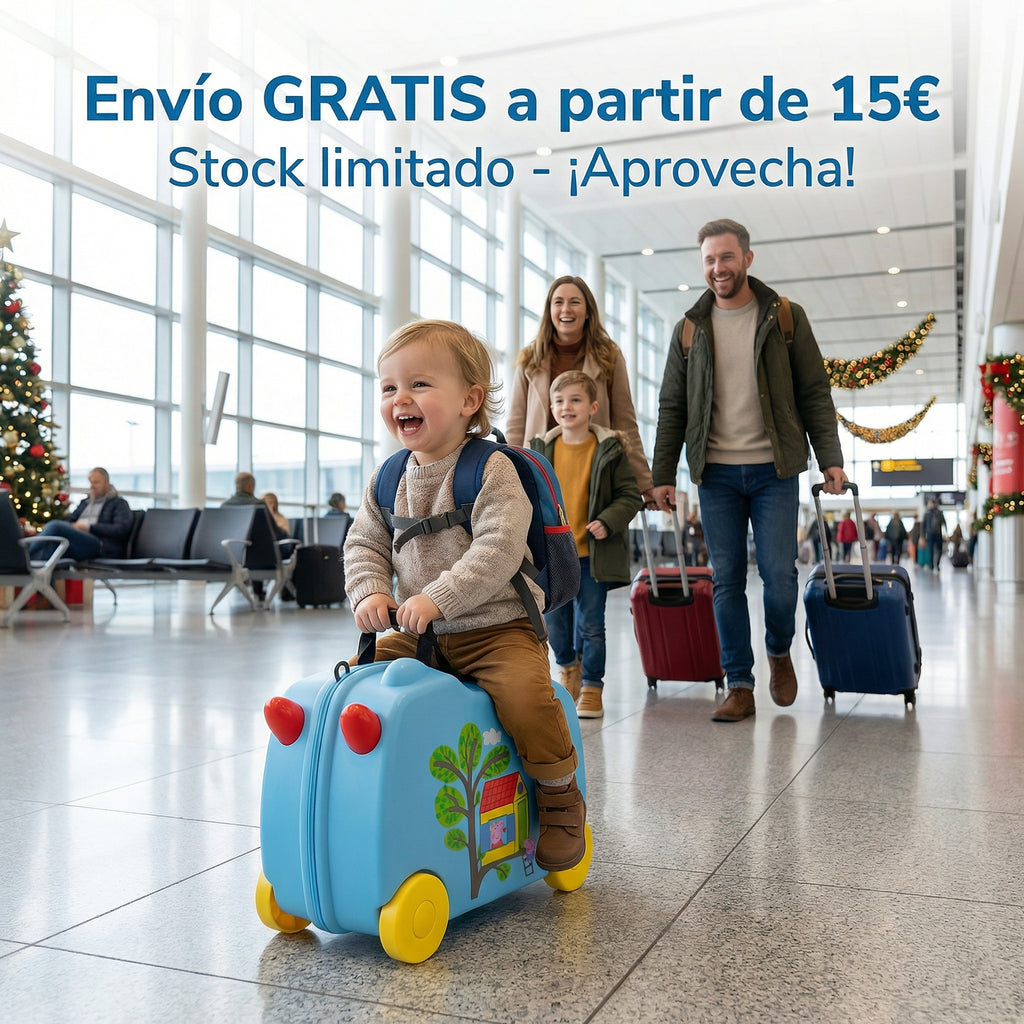 Maleta Infantil Rígida con Ruedas Peppa Pig