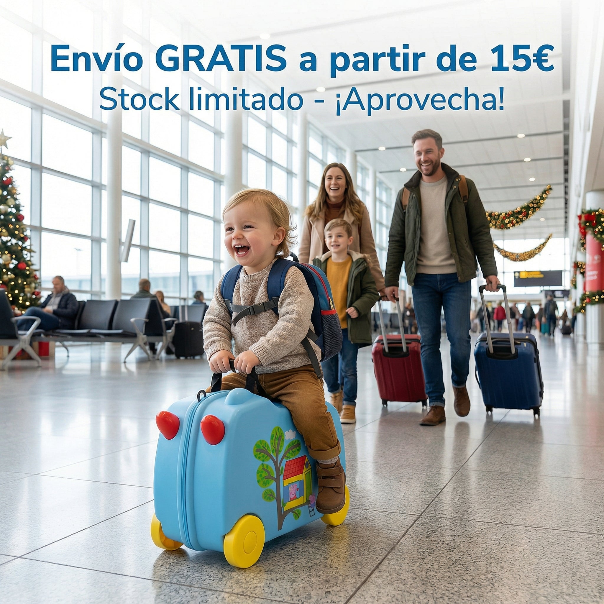 Maleta Infantil Rígida con Ruedas Peppa Pig