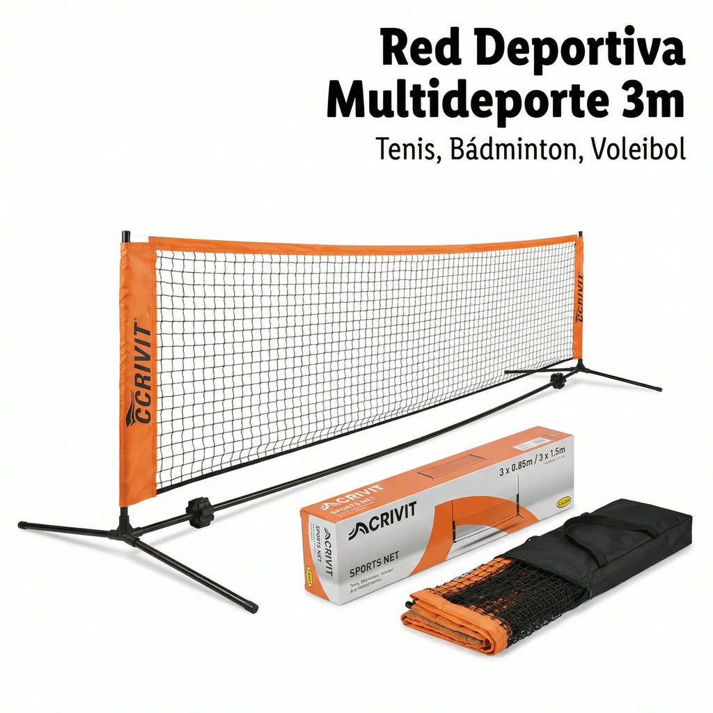 Red Deportiva Multideporte Portátil 3m - Crivit