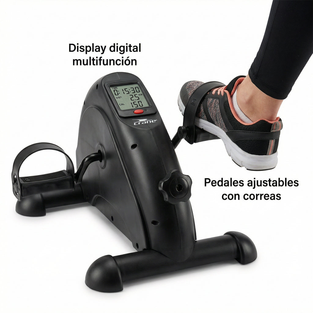 Pedaleador Mini Bicicleta Estática con Display - Crane