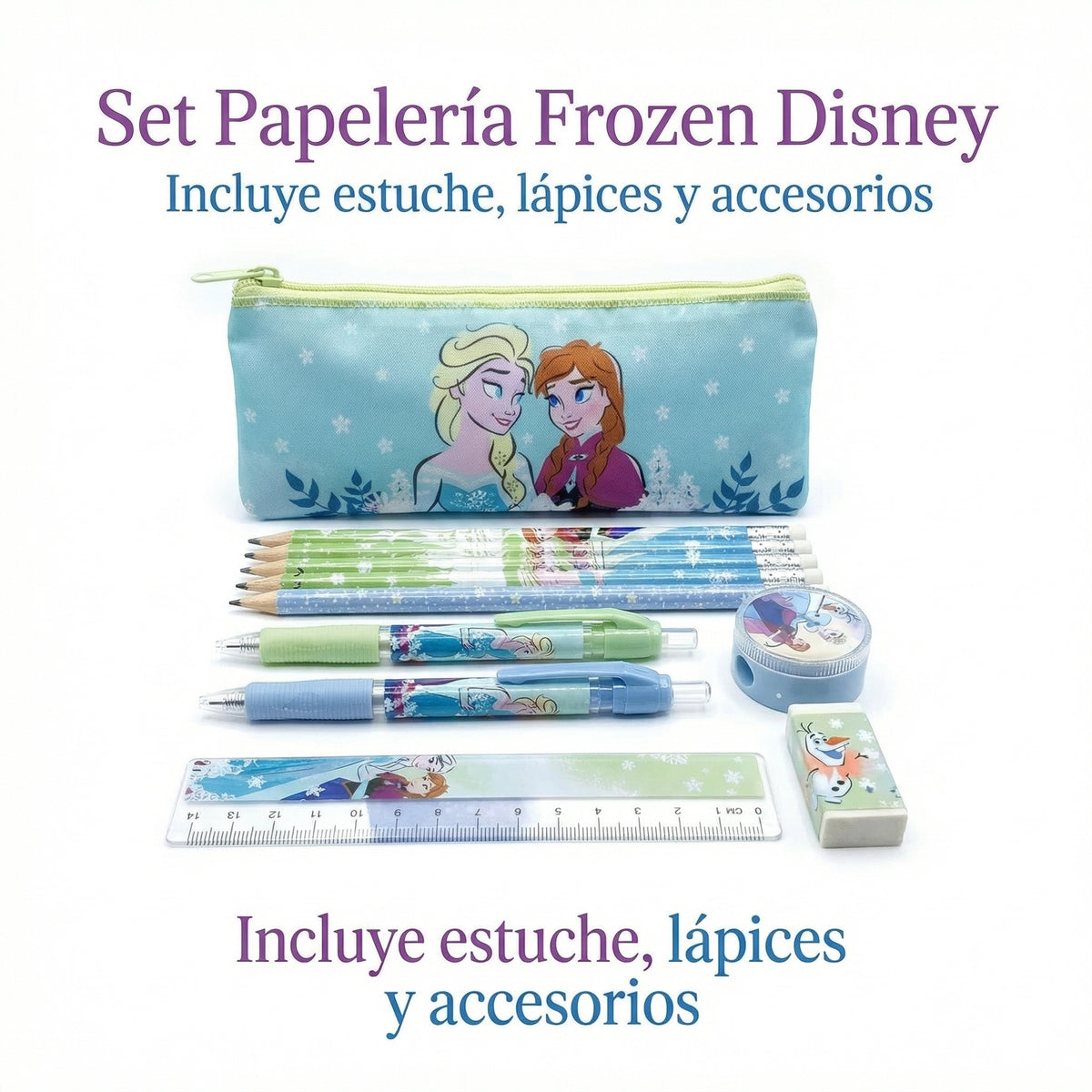 Set de Papelería Escolar Disney Frozen