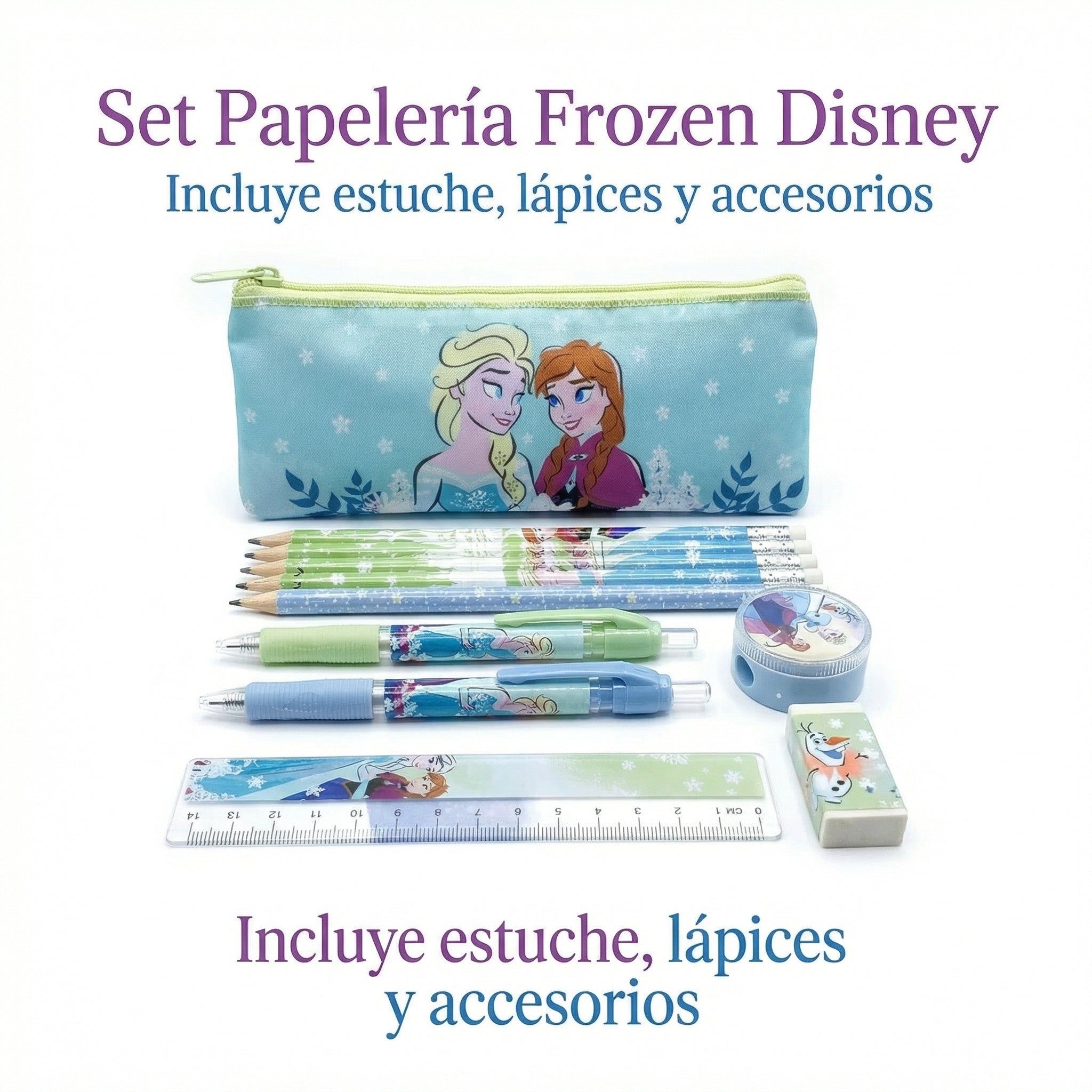 Set de Papelería Escolar Disney Frozen