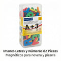Set de 82 Imanes Letras y Números Educativos - Expertiz
