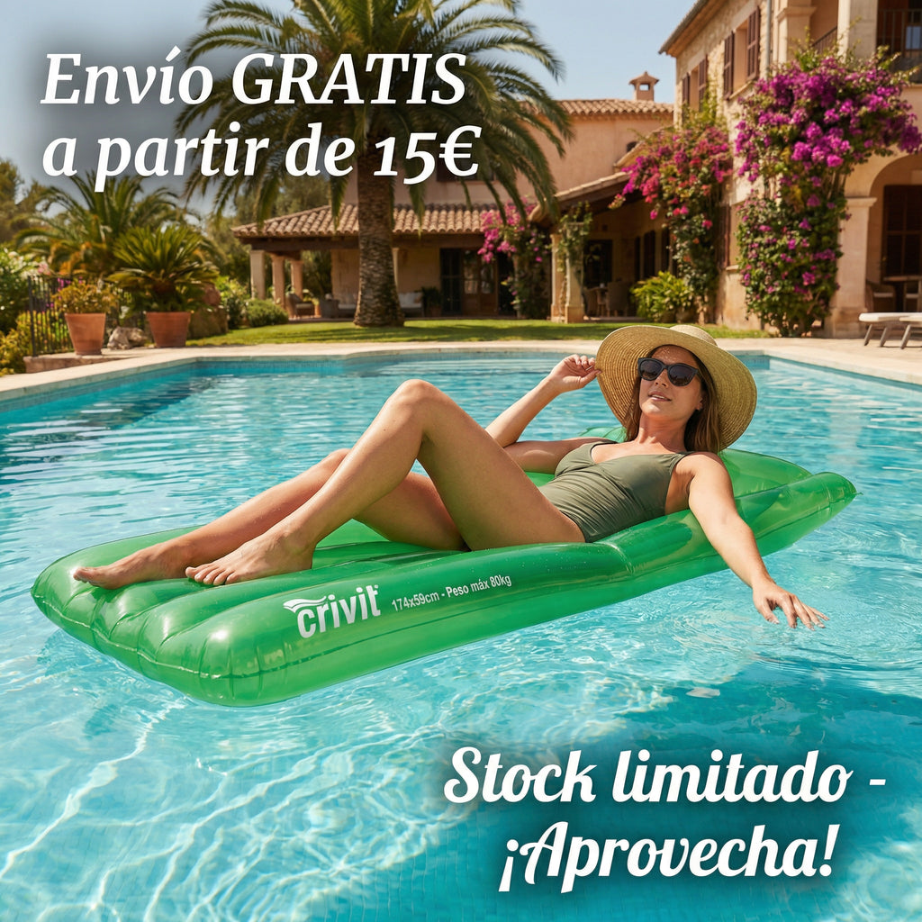 Colchoneta Hinchable de Piscina 174x59cm - Crivit