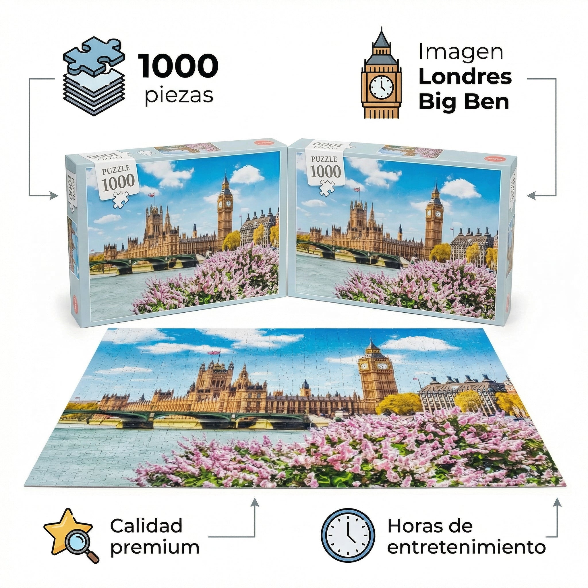 Puzzle Premium 1000 Piezas Londres Big Ben