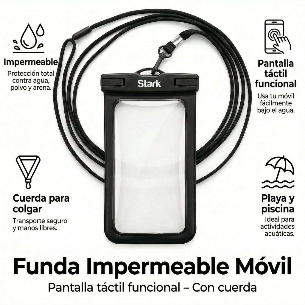 Funda Impermeable para Móvil Beach Case - Stark