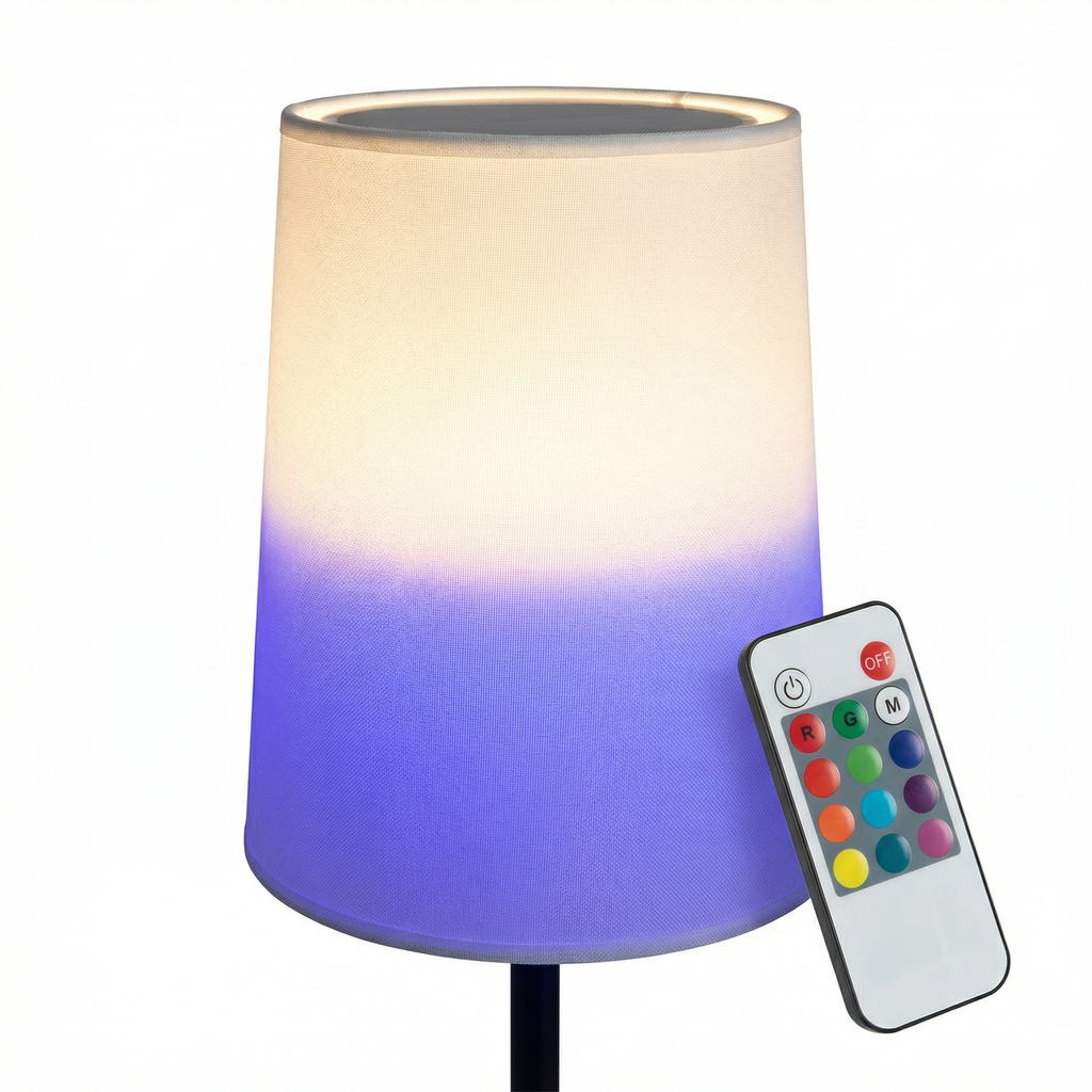 Lámpara de Pie Solar LED con Mando a Distancia y Cambio de Color | Casalux