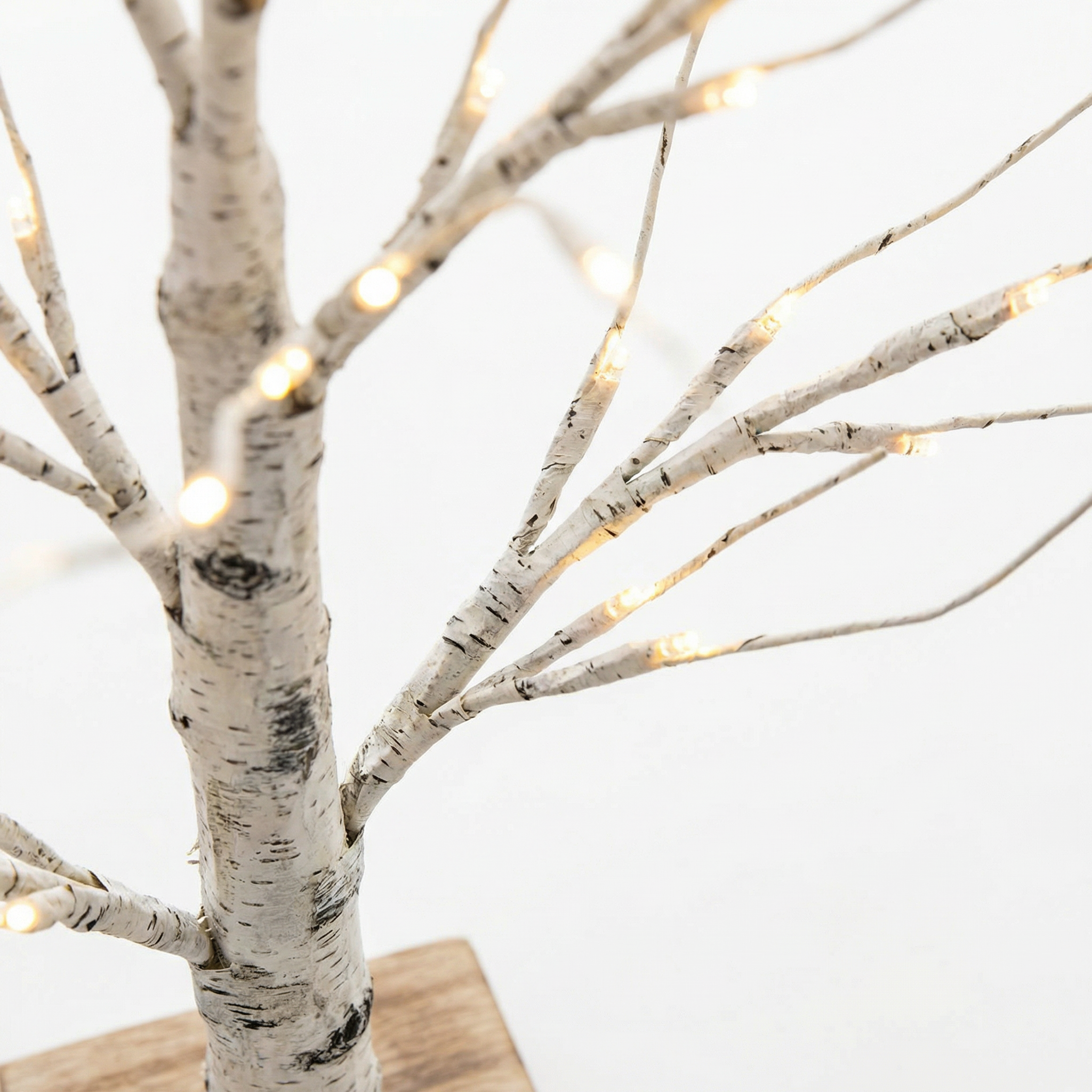 Set 2 Árboles Decorativos LED Abedul 20 LEDs con Timer | Home Creation