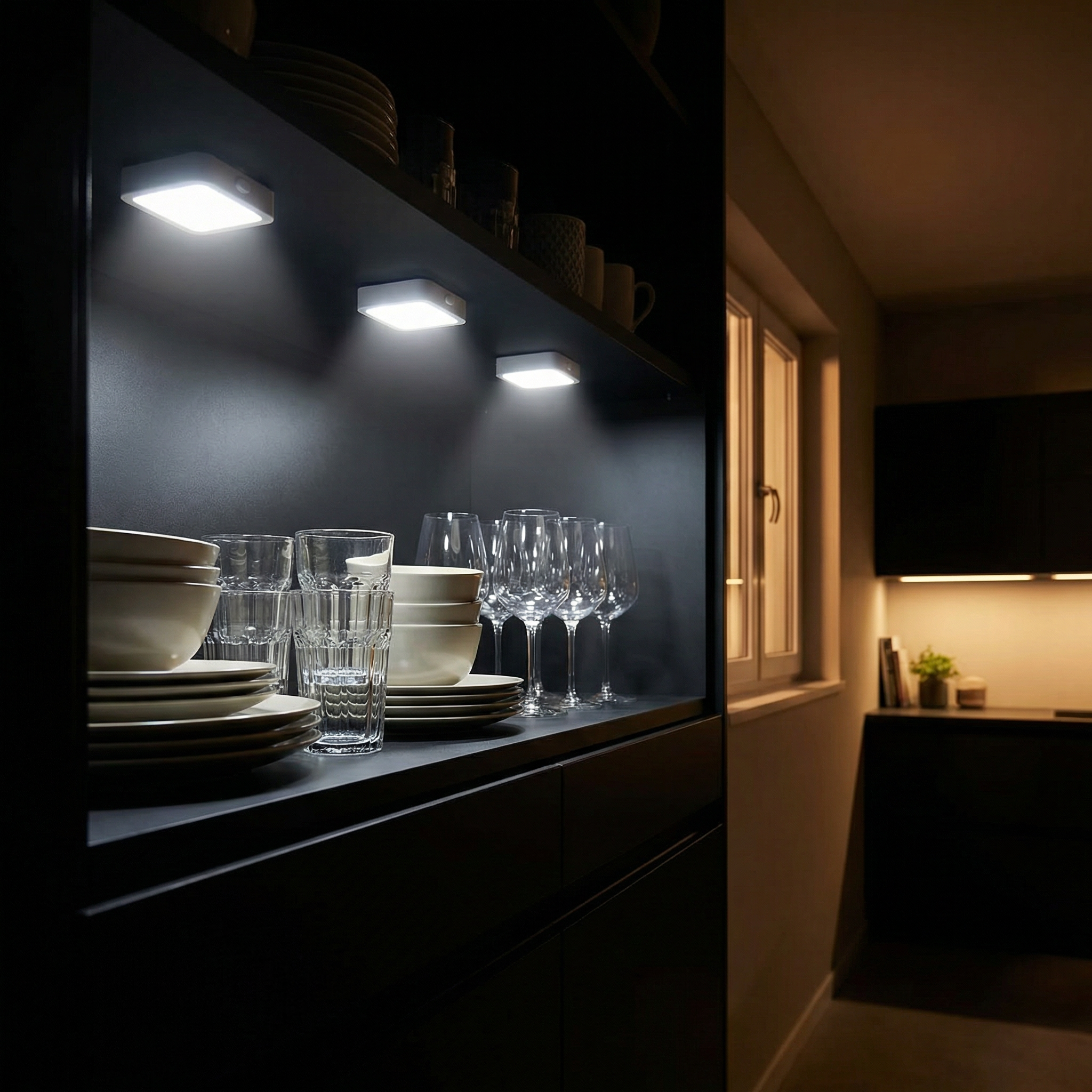 Set 3 Focos LED a Pilas con Mando y Sensor de Movimiento | Casalux