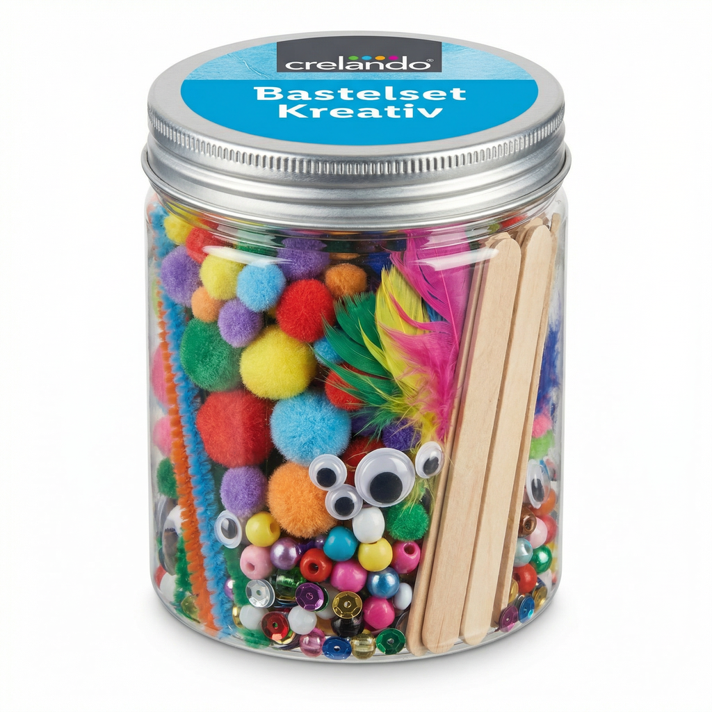 Set Creativo de Manualidades Crelando +200 Piezas