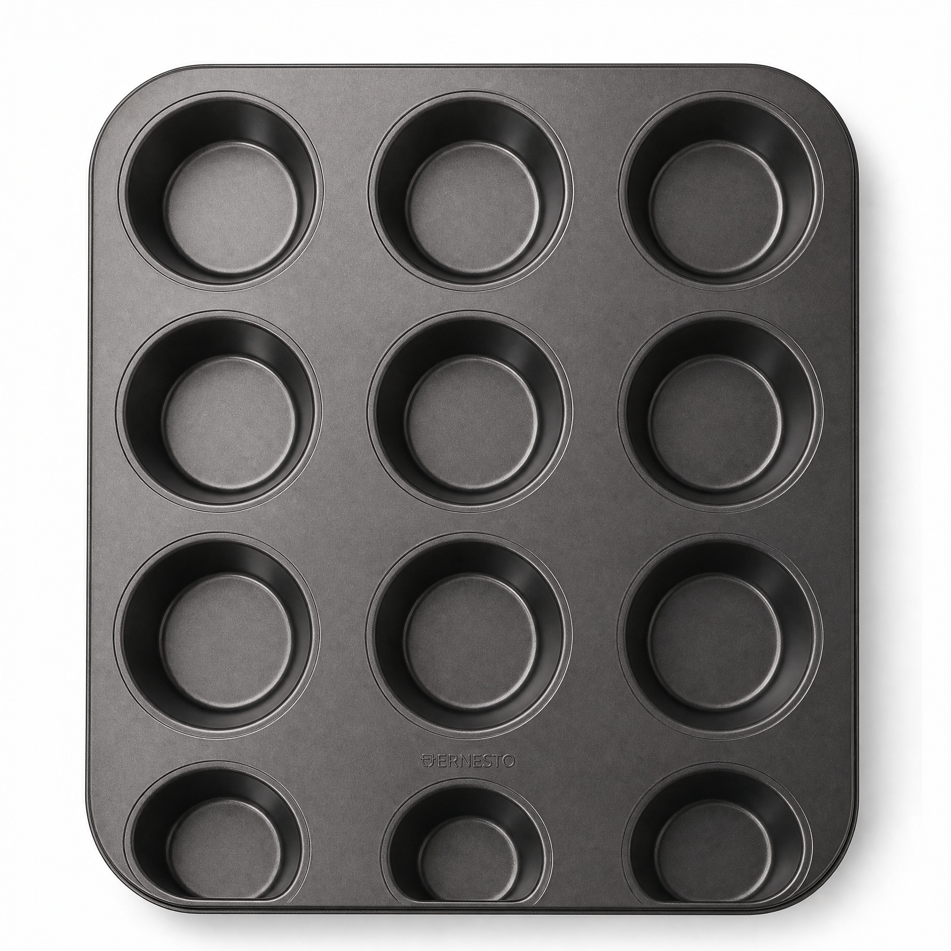 Ernesto Molde para 12 muffins en acero con revestimiento ILAG Special