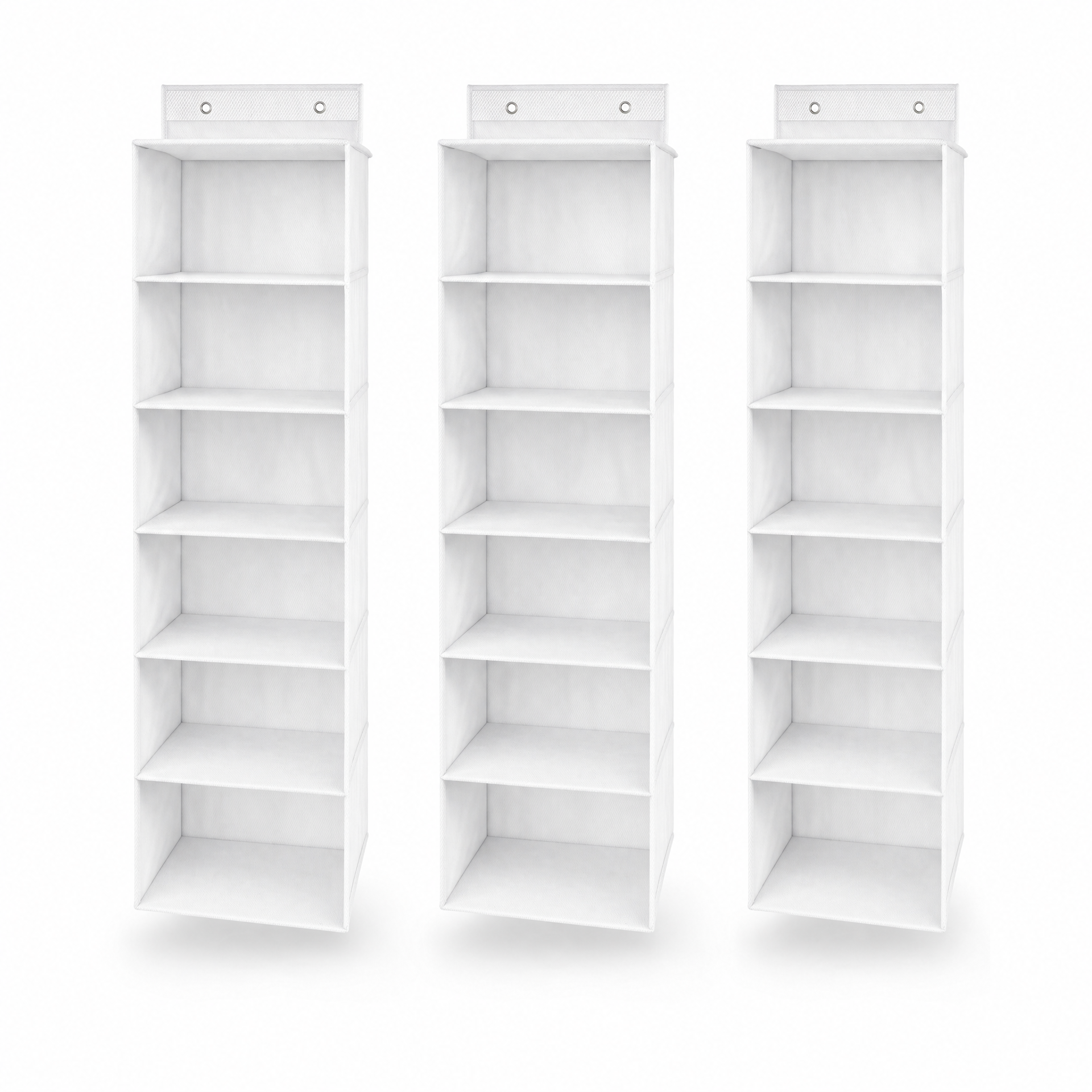 Livarno Home organizador colgante plegable textil transpirable pack de 3 con compartimentos