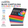 Crelando Bloc Cartulina Colores Surtidos
