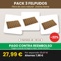 Pack 3 Felpudos de Coco Natural Livarno Home