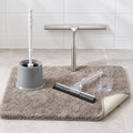 Pack Baño 4 Piezas — Escobilla Ergonómica, 2 Limpiacristales de Ducha y Alfombrilla