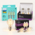 Pack Bombillas LED Luz Cálida — 11 Bombillas E14 y E27 Philips y Livarno