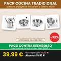 Pack Cocina Tradicional 39,99 € — pago contra reembolso