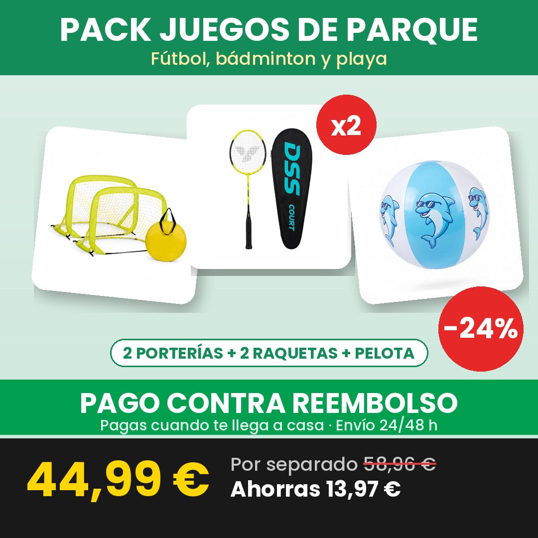 Pack Juegos de Parque 44,99 € — pago contra reembolso