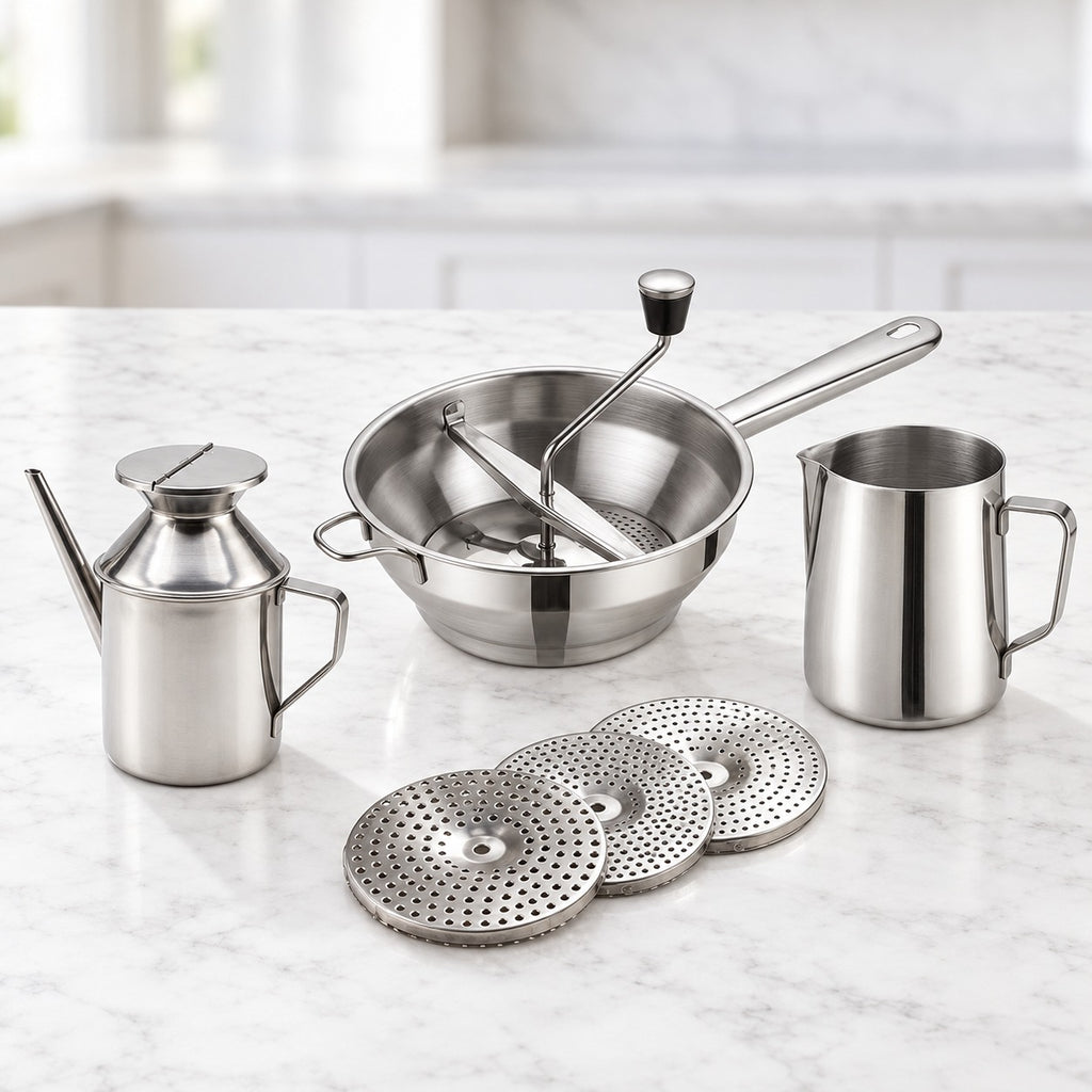 Pack Menaje Acero Inox 3 piezas