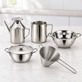 Pack Menaje Acero Inox 5 piezas