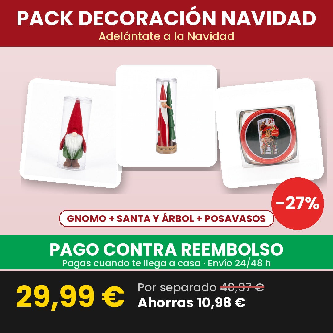 Pack Decoración Navidad 29,99 € — pago contra reembolso