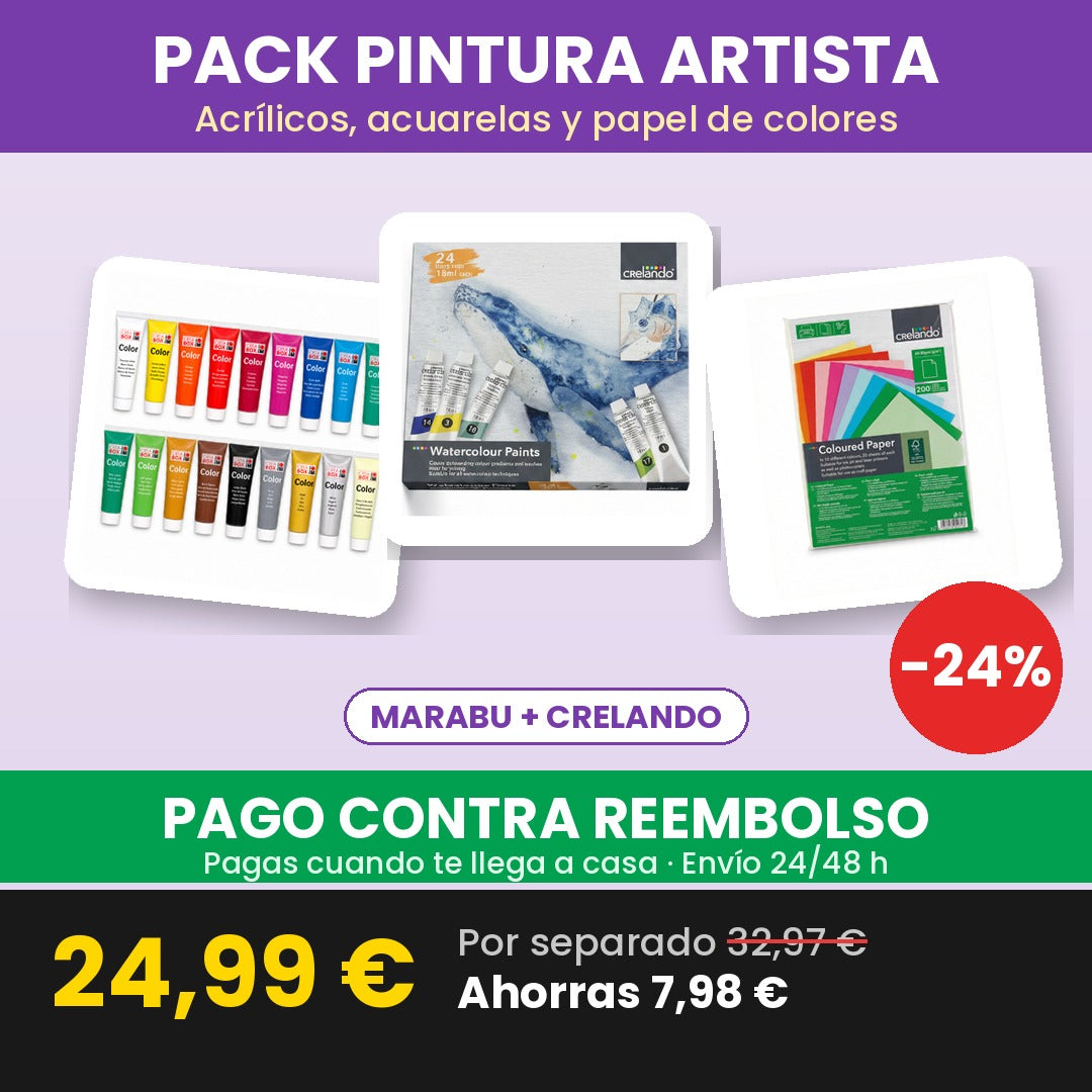 Pack Pintura Artista 24,99 € — pago contra reembolso