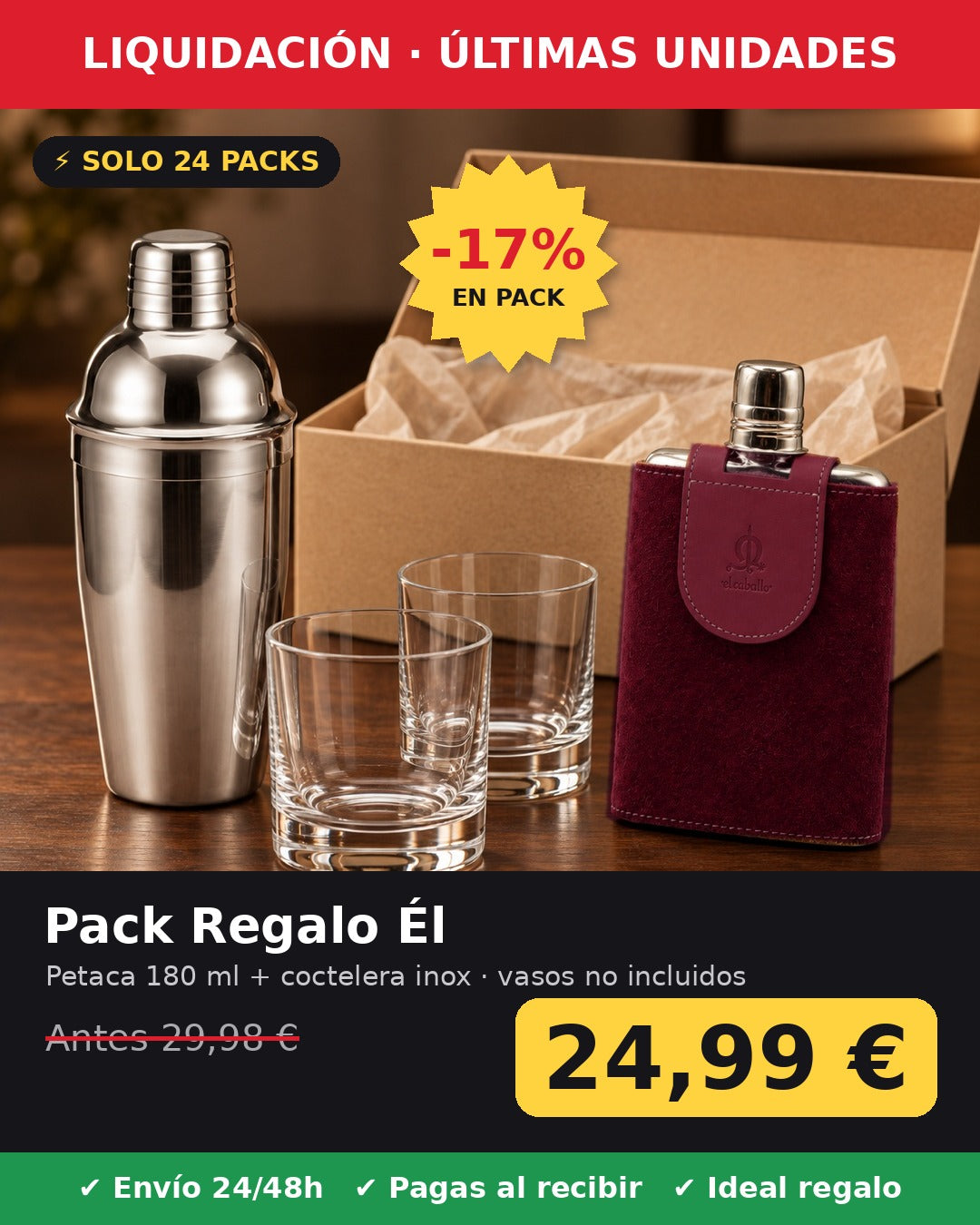 Pack Regalo Él oferta 24,99 €
