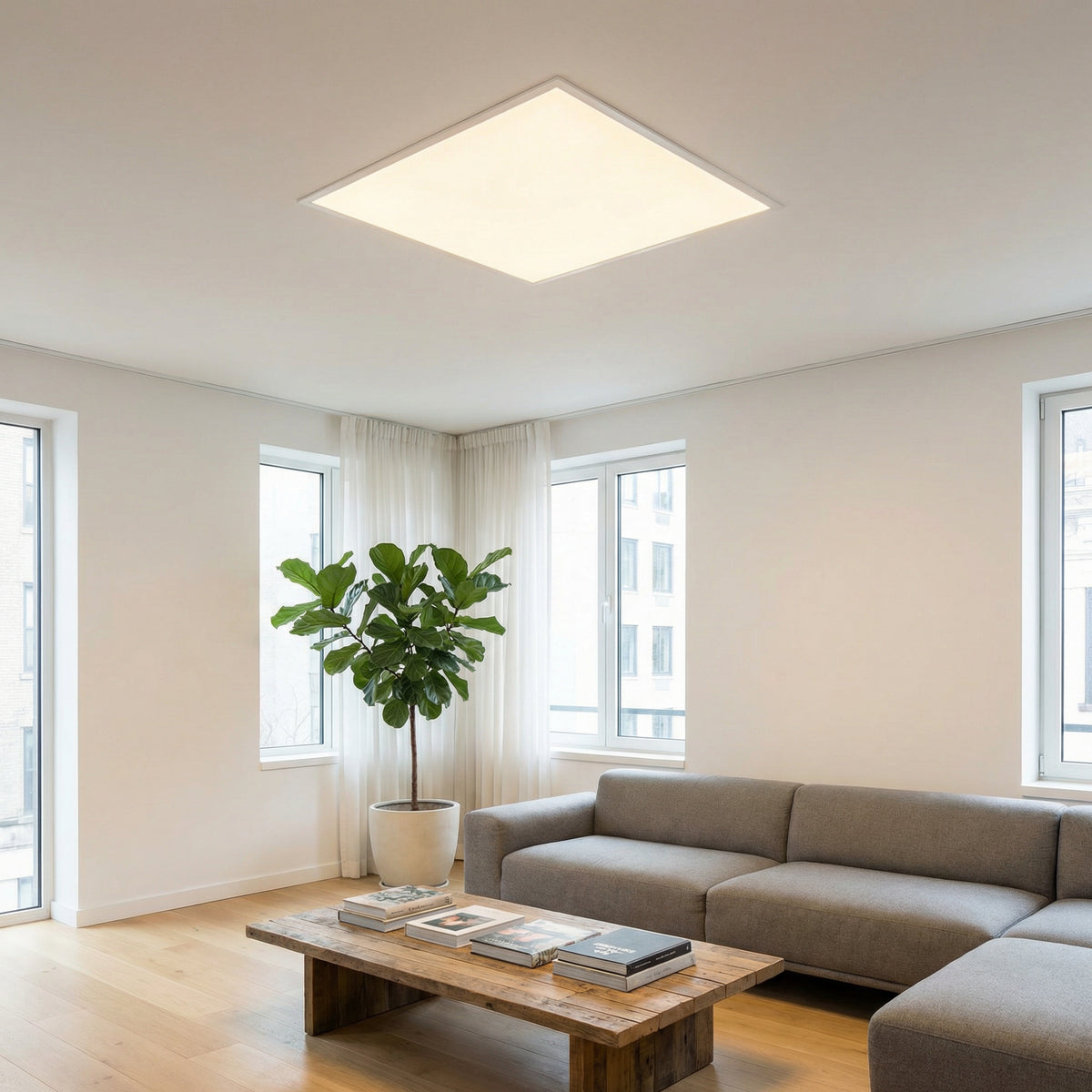 Panel LED de Techo Medium RGB con Mando a Distancia CRI≥91 2700-6500K | Casalux