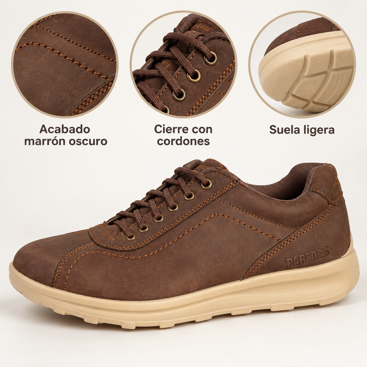 Características Paredes Cervera marrón oscuro