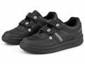 Zapatillas Paredes Estrella Velcro Negro sobre fondo blanco