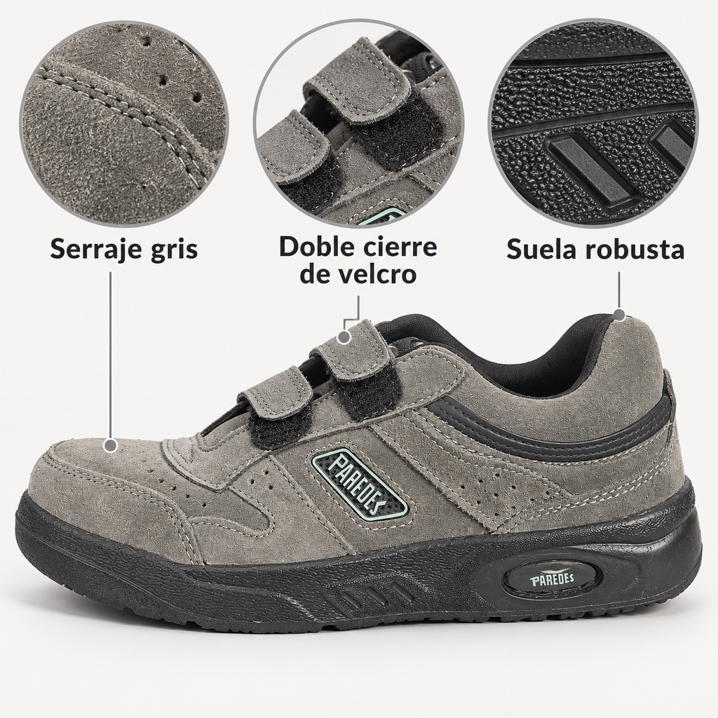 Características Paredes Ecology velcro gris