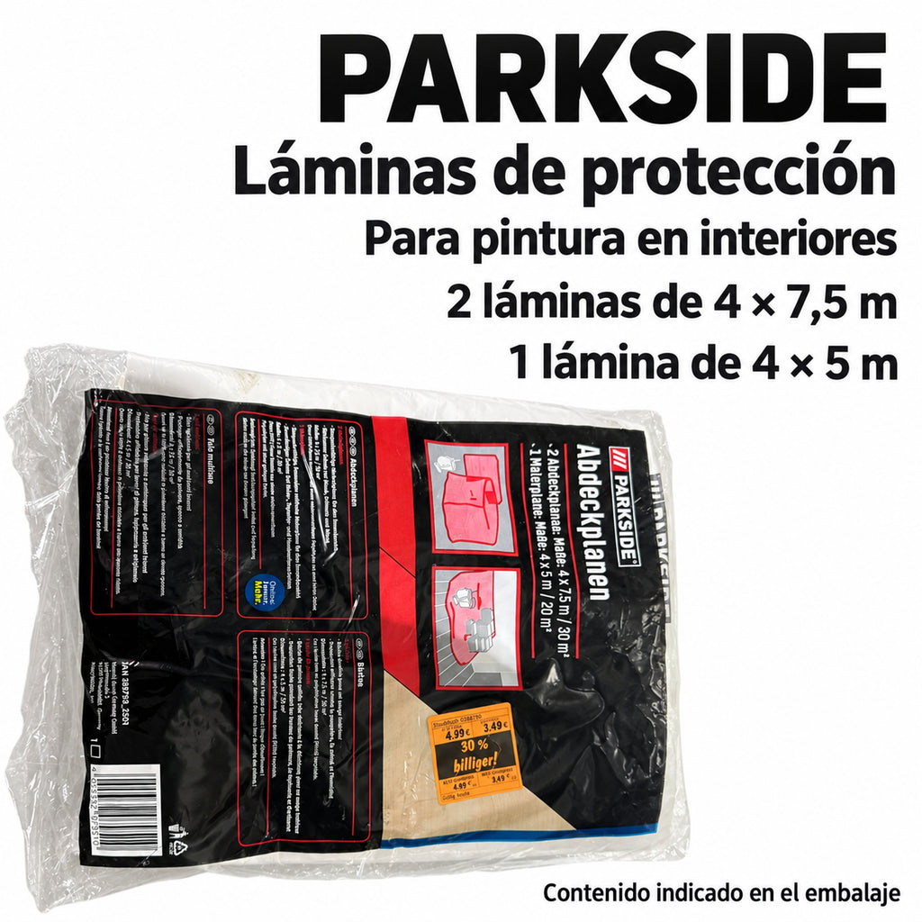 Láminas de protección PARKSIDE: 03-informacion