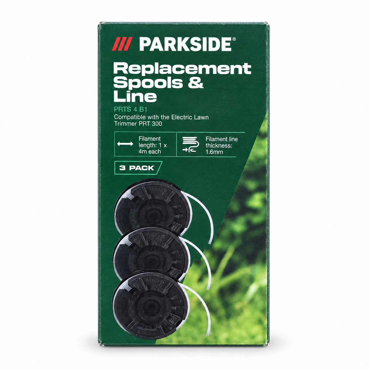 Parkside PRTS 4 B1 pack de tres bobinas, embalaje 01