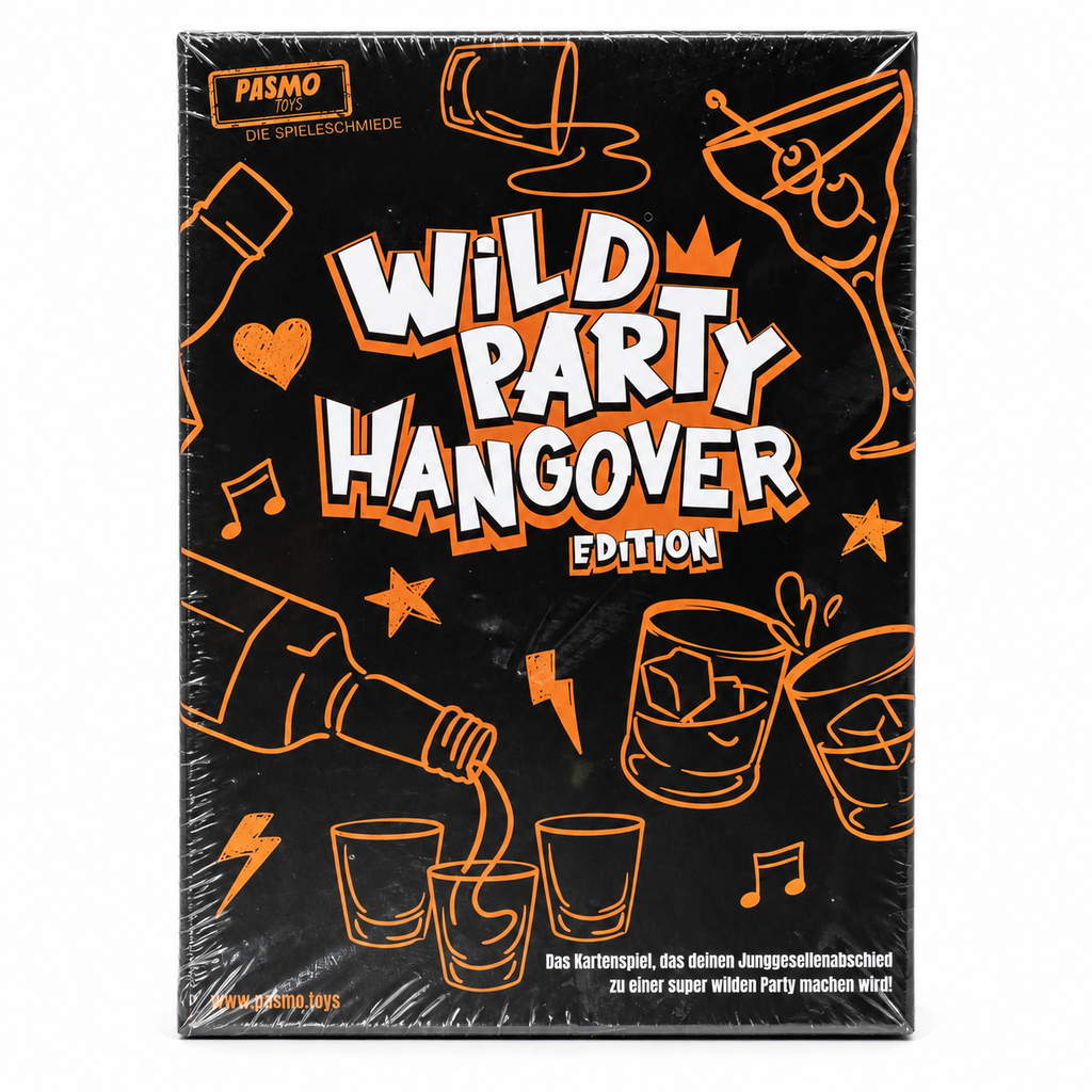 Caja original PASMO Wild Party Hangover Edition precintada sobre fondo blanco