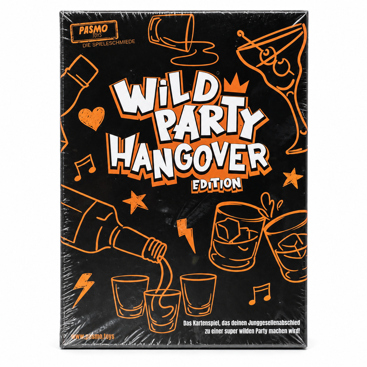 Caja original PASMO Wild Party Hangover Edition precintada sobre fondo blanco