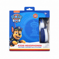 Auriculares infantiles Paw Patrol Chase en caja original sobre fondo blanco