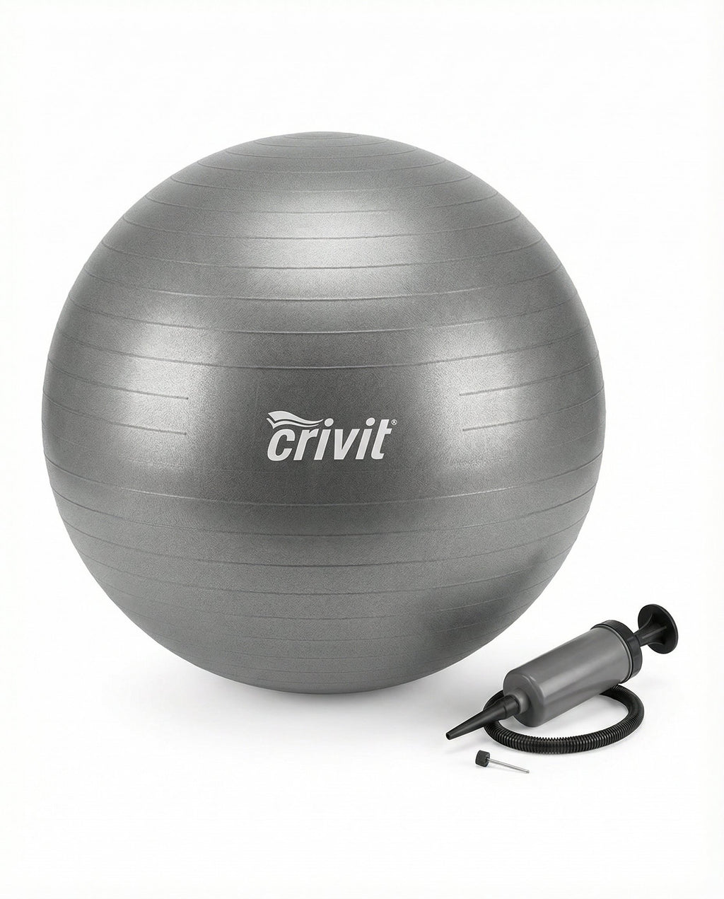 Pelota de Ejercicio Fitball 65cm Anti-Explosión con Bomba - Crivit