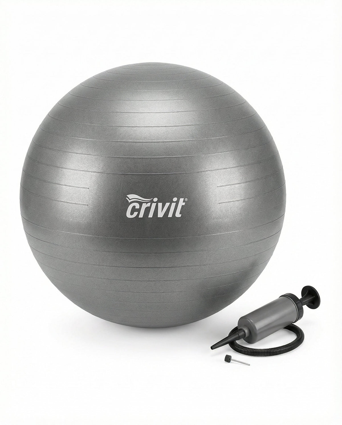 Pelota de Ejercicio Fitball 65cm Anti-Explosión con Bomba - Crivit