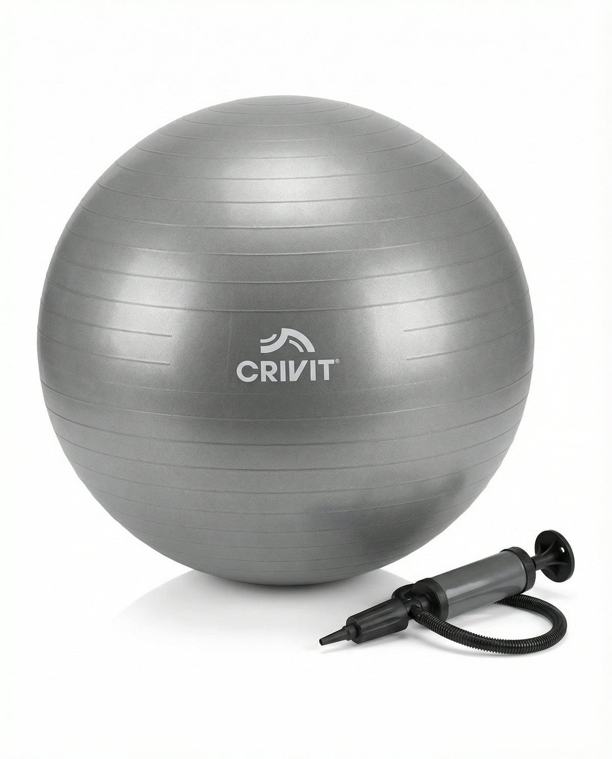 Pelota de Ejercicio Fitball 65cm Anti-Explosión con Bomba - Crivit