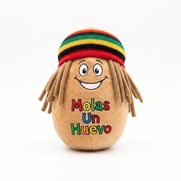 Peluche Huevo Rastafari 'Molas Un Huevo'
