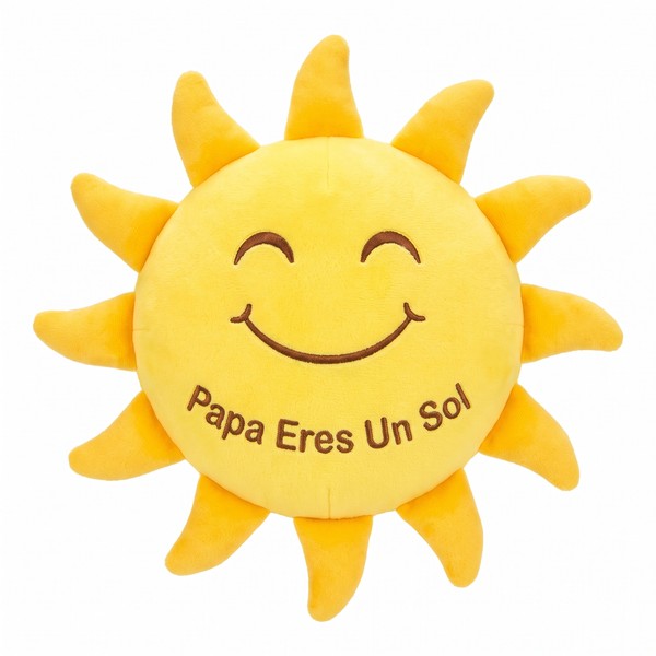 Pack Peluches Divertidos — Huevo Rasta «Molas un Huevo» + Dado Gigante + Sol «Papá Eres un Sol»