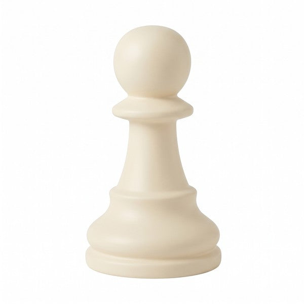 Peón de Ajedrez Gigante Blanco — Decorativo