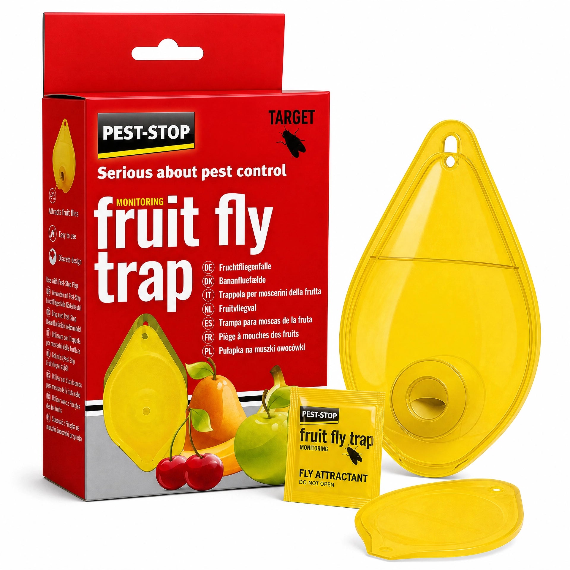 Pest-Stop Fruit Fly Trap - trampa abierta