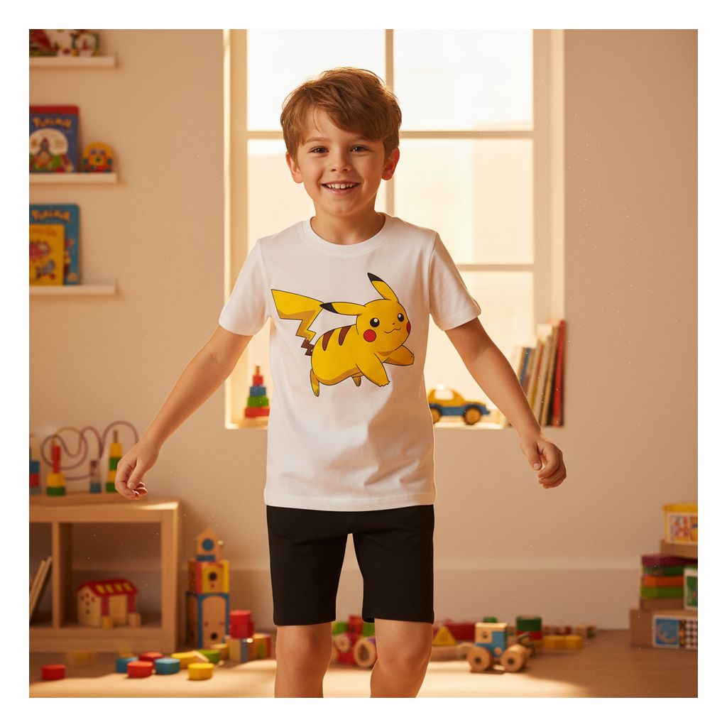 Pijama Infantil Pokémon Pikachu - lifestyle