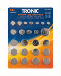 Pack 24 Pilas de Botón Multipack 12 Tipos LR44 CR2032 CR2025 | Tronic