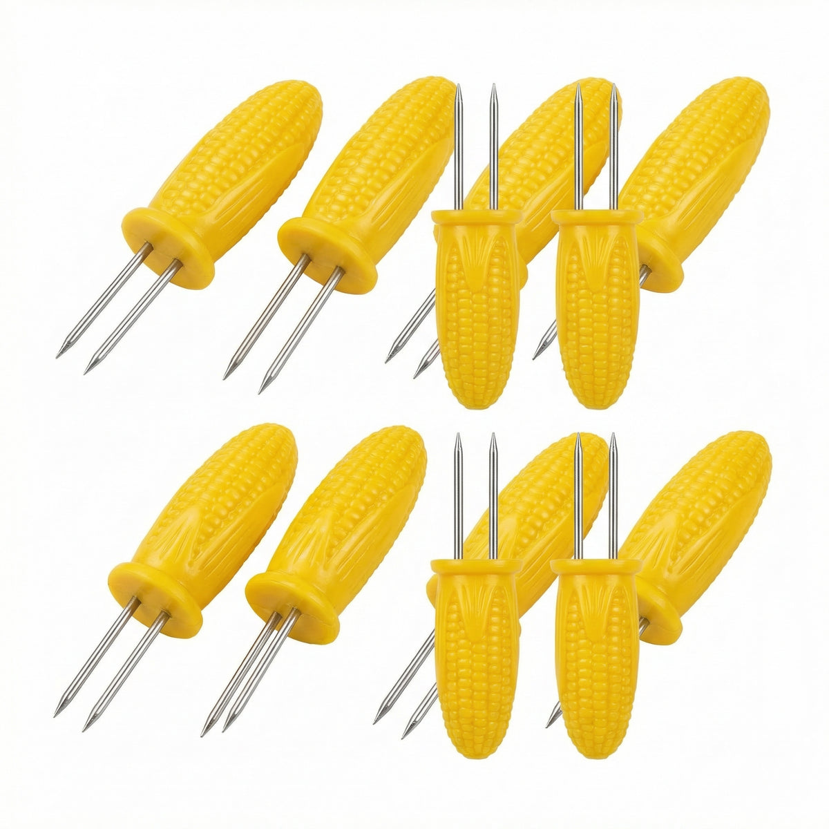 Set 8 Pinchitos para Mazorca de Maíz Acero Inoxidable | JES Collection